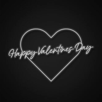 Happy Valentines Day Neon Sign Brighten up Valentine's Day celebrations