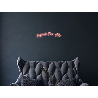 Happily Ever After Custom Neon Sign v2 Make weddings and romantic events unforgettable
