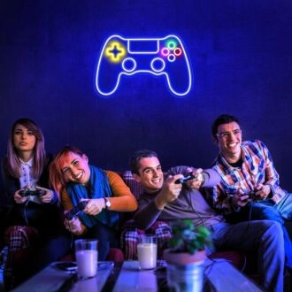 Spielcontroller Neonzeichen Gamer's Paradies