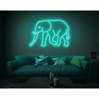 Elefant LED-Neonschild