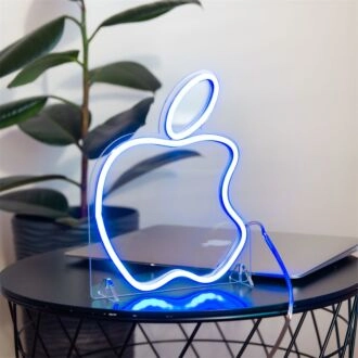 Verschönern Sie Ihren Raum: Perfekt für Büro-, Bar- und Tech-Events mit Apple-Logo LED Mini LED Neon Schild.