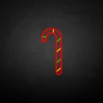 Marry Christmas Candy Cane Neon Sign