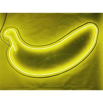 Beleuchten Sie Ihren Raum: Bananen-LED-Neonschild perfekt für Wohnkultur, Bars und lebendige Feiern.