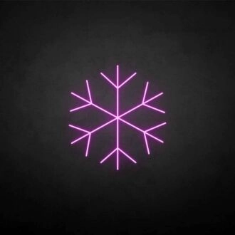 Marry Christmas Snowflake Neon Sign