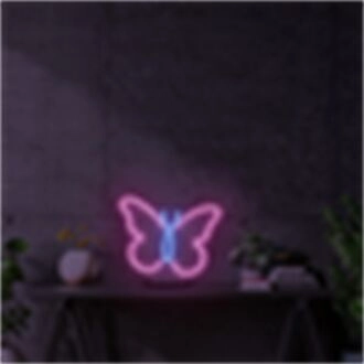 Beleuchten Sie jeden Raum mit dem Schmetterling LED Neon Wanddekoration LED Neon Schild - Perfekt für Wohnkultur, Büroambiente, Schaufenster, Bars und Hochzeiten.