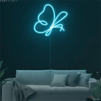 Erhellen Sie Ihren Raum: Schmetterling Wanddekor LED Neonschild - Perfekt für Zuhause, Büro, Hochzeiten und Festveranstaltungen.