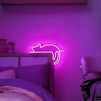 Erhellen Sie Ihren Raum: LED-Neonlichter mit Katzenmotiv für Wanddekoration - Perfekt für Zuhause, Büro, Geschäfte und Partyatmosphäre.