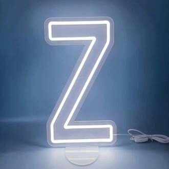 Beleuchten Sie Ihre Bar, Ihr Büro oder Ihre Hochzeit mit einem individuell angepassten LED-Neonlicht Buchstaben Z LED-Neonschild.
