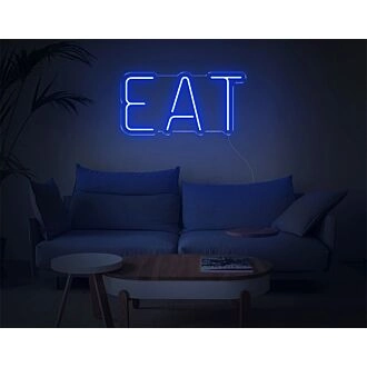 Brighten Your Dining Area, Bar, or Food Event with the Eat Custom LED Light LED Neon Sign.