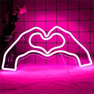 Brighten Your Special Moments: From Weddings to Cozy Nights with Hand To Heart LED Neon Light