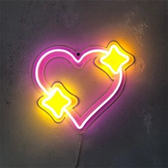 Erhellen Sie Ihre besonderen Momente: Herz-Liebe LED-Neonschild für Hochzeiten, Jubiläen und romantische Wohndekoration.