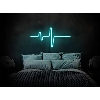 Fügen Sie Ihrem Schlafzimmer, Ihrer Hochzeit oder Ihrer Valentinstagsfeier mit dem Heartbeat LED-Neonschild eine romantische Note hinzu.