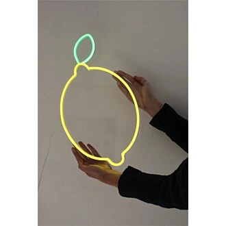 Brighten Up Any Space: LED Lemon LED Neon Sign for Bars, Weddings, and Home Ambiance.