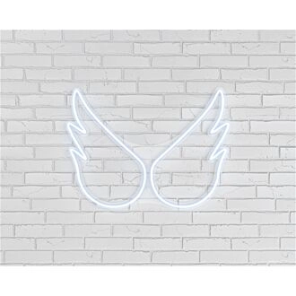 Erhöhen Sie Ihren Raum: LED-Flügel LED-Neonschild für Wohnkultur, lebendige Büroumgebung und schicke Bar-Einstellungen.