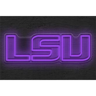 Brighten Up Your Game Night, Bar, and Sports Den with the Lsu Logo LED Neon Sign
