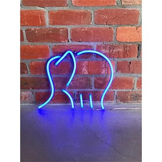 Erhellen Sie Ihren Raum: Elefant Mini LED Neon Schild für Wohnkultur, Büroambiente und Partystimmung.