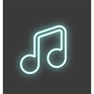 Verleihen Sie Ihrem Raum Schwung: Mini LED-Neonzeichen mit Musiknoten für Wohnkultur, trendige Bars und Musikpartys.