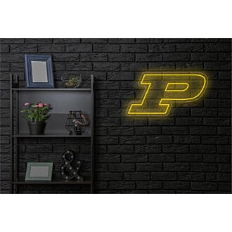 Bringen Sie Ihren Purdue-Geist zu Hause, im Büro und bei Game-Day-Treffen mit einem LED-Neonschild der Purdue University zum Leuchten.
