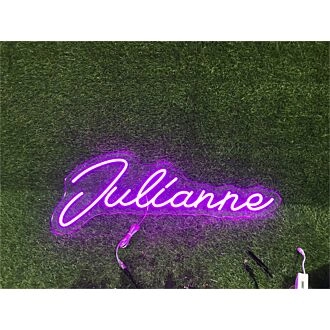 Brighten Up Your Space: Julianne Custom Name LED Neon Sign Perfect for Home Decor, Office Vibes, and Celebratory Events.