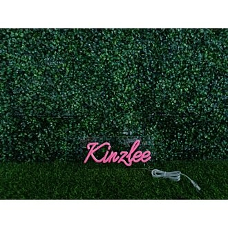 Brighten Your Space: Kinzlee Red LED Neon Sign - Perfect for Home Decor, Bars, and Romantic Evenings.