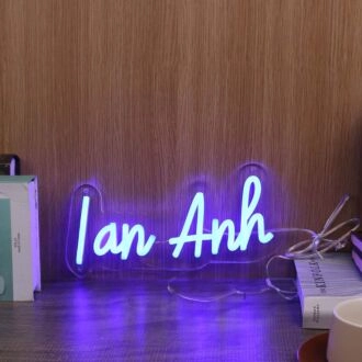 Lan Anh Blue Neon Sign