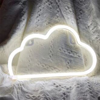 Brighten Up Any Space: LED Cloud Neon Sign Perfect for Home Decor, Offices, Bars, and Special Events