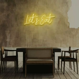 Let's Eat LED Sign