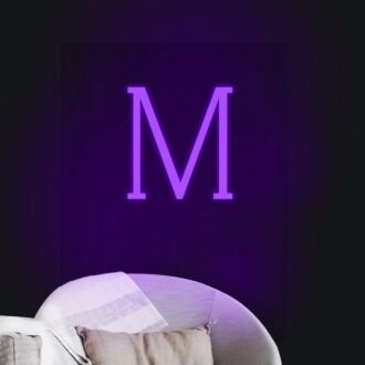 Letter M Neon Sign for Personalized and Fun Decor