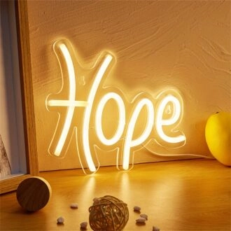 Elevate Your Space: Letter Shape Yellow LED Neon Sign for Weddings, Bars, and Chic Home Decor.