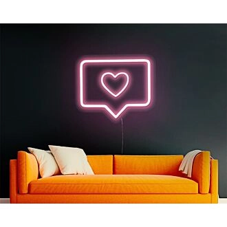 Elevate Your Home, Office, and Social Gatherings with the Like Instagram LED Neon Sign.