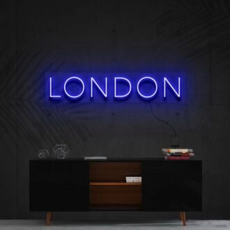 London Neon Sign for Travel Lovers
