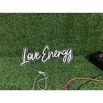 Add a Romantic Glow to Weddings, Bars, and Home Decor with the Love Energy Custom LED Neon Sign