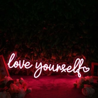 Love Yourself Red Neon Sign