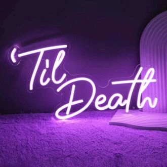 Death Marriage Room Wall Neon Sign