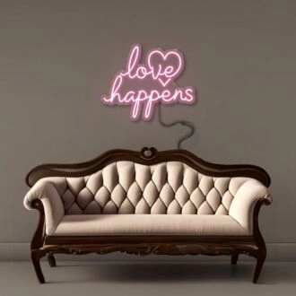 Love Happens Led Neon Signs