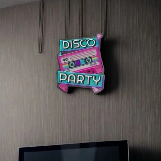 Disco Party Led Neon Sign Light Pop Art