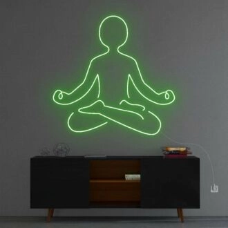 'Meditation' Neon Sign