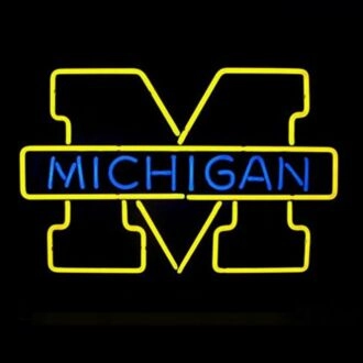 Michigan Country State Neon Sign for State Pride and Cultural Decor