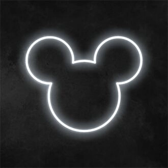 Brighten Your Kids' Room, Play Area, or Birthday Celebrations with the Mickey Mouse LED Neon Sign.