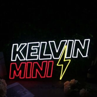 Mini Kelvin Custom Neon Sign