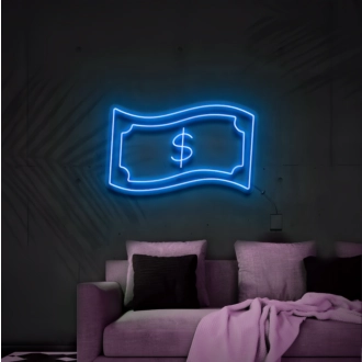 Dollar Bill Neon Sign: Illuminate Your Wealth Path