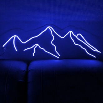 Mountains Neon Sign