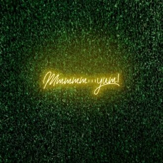 Mmm Yum! LED neon sign