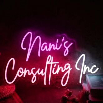 Nanis Consulting Inc Custom Neon Sign