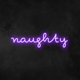 Naughty Neon Sign