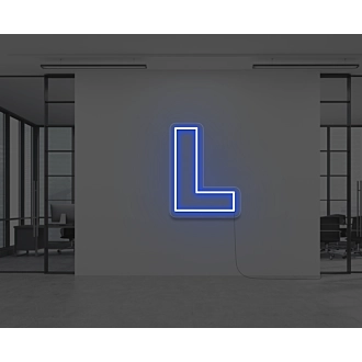 Neon Letter L