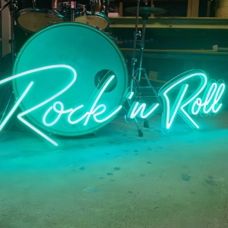Rock n Roll: Electrifying Neon Sign for Your Space!