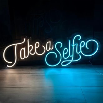 Take a Selfie Neon Sign: Capture the Moment with Style and Flair