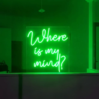 Where is My Mind Neon Sign: Find Clarity in Neon Glow