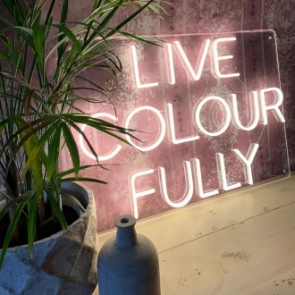 Live Color Fully Neon Sign: Add Vibrancy to Your Space